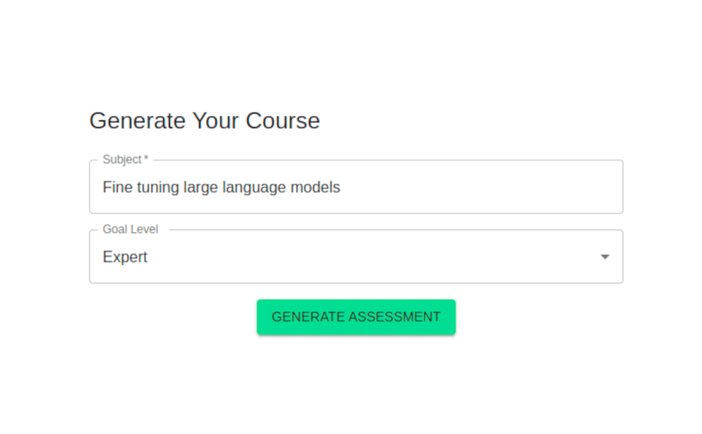 Personalized Learning Paths